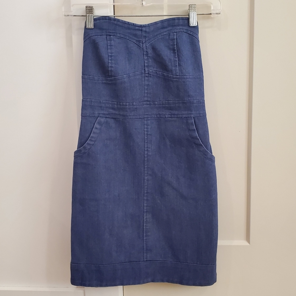 Katie Mini Denim Dress